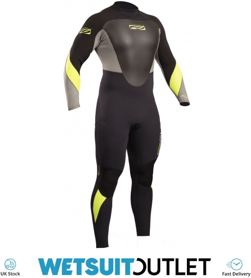 Gul Mens Response 4/3mm Back Zip GBS Wetsuit RE1246B4 Wetsuits