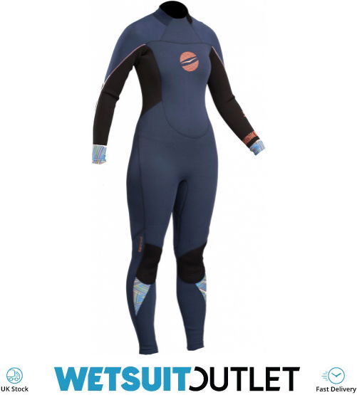 Navy Wetsuit 2018 Zip B4 Womens Back 32mm Gbs Re1232 Response Gul Black 80kwnPXO