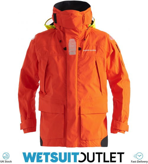 2020 Henri Lloyd Mens O Race Offshore Sailing Jacket P201110037 Power Orange Wetsuit Outlet