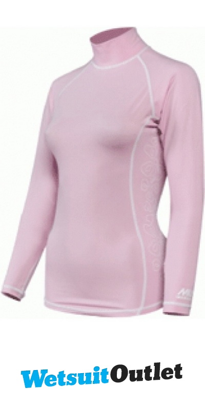 Musto Ladies L/S Rash Vest in PINK LAST ONES - Wetsuits - Rash Vests ...