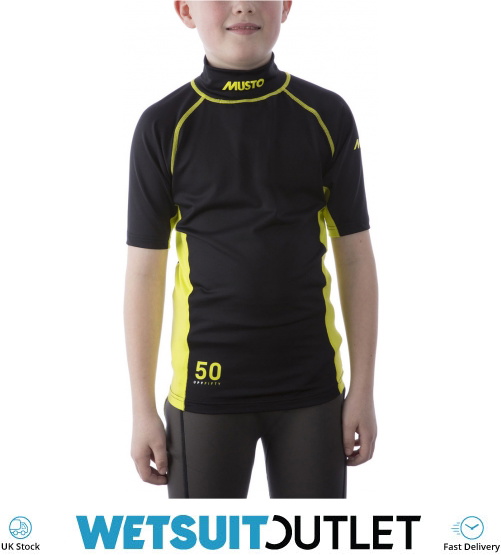 2019 Musto Youth Championship SS Rash Vest Black SKTS007 - Wetsuits ...