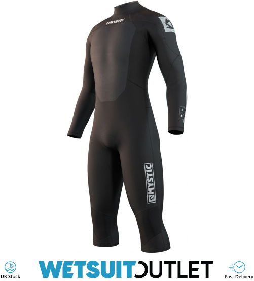 2023 Mystic Mens Brand 3/2mm Long Arm Short Leg Wetsuit 210313 Black