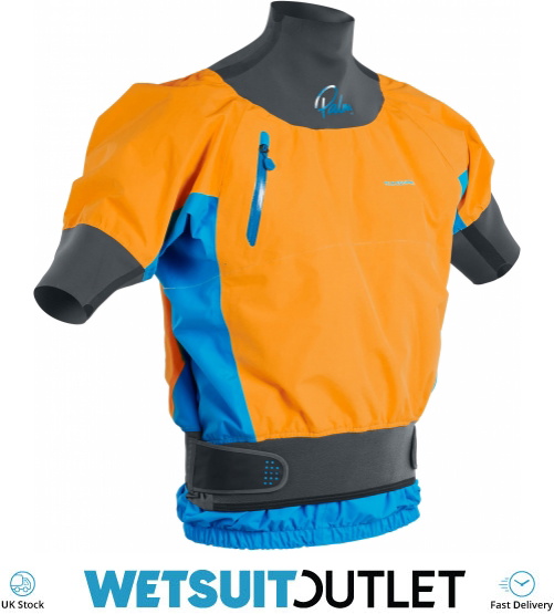 2024 Palm Zenith Whitewater Short Sleeve Kayak Jacket Sherbet Ocean