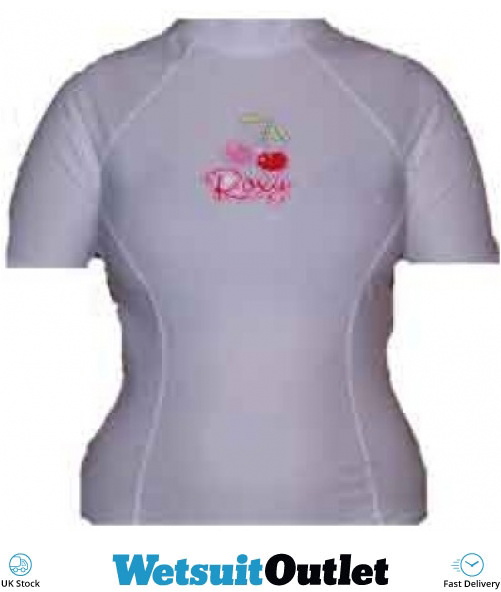 Quiksilver Roxy Ladies Cherry Rash Vest Size 10 Wetsuits Rash Vests
