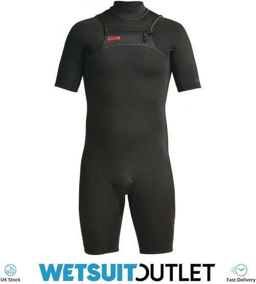 2023 Xcel Mens Comp 2mm Chest Zip Short Wetsuit MN21ZFC0 Black