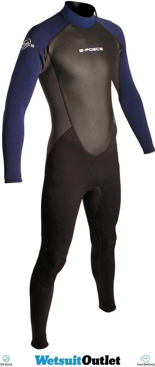 Gul GForce 3mm Mens Steamer Wetsuit Black / Navy GF1305 Wetsuits