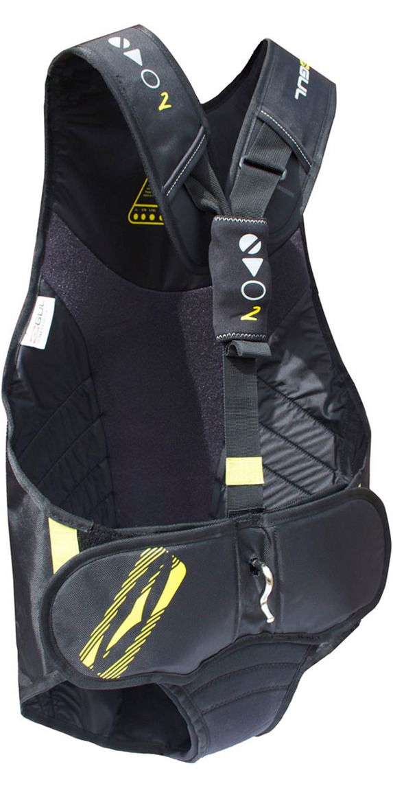 2019 Gul Evolution 2 Trapeze Harness In Black Yellow