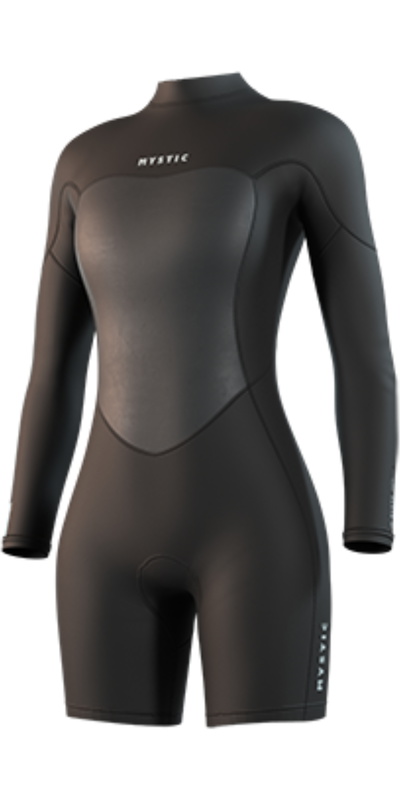 Mystic Femmes Brand 3/2mm Long Arm Back Zip Shorty Combinaison Néoprène