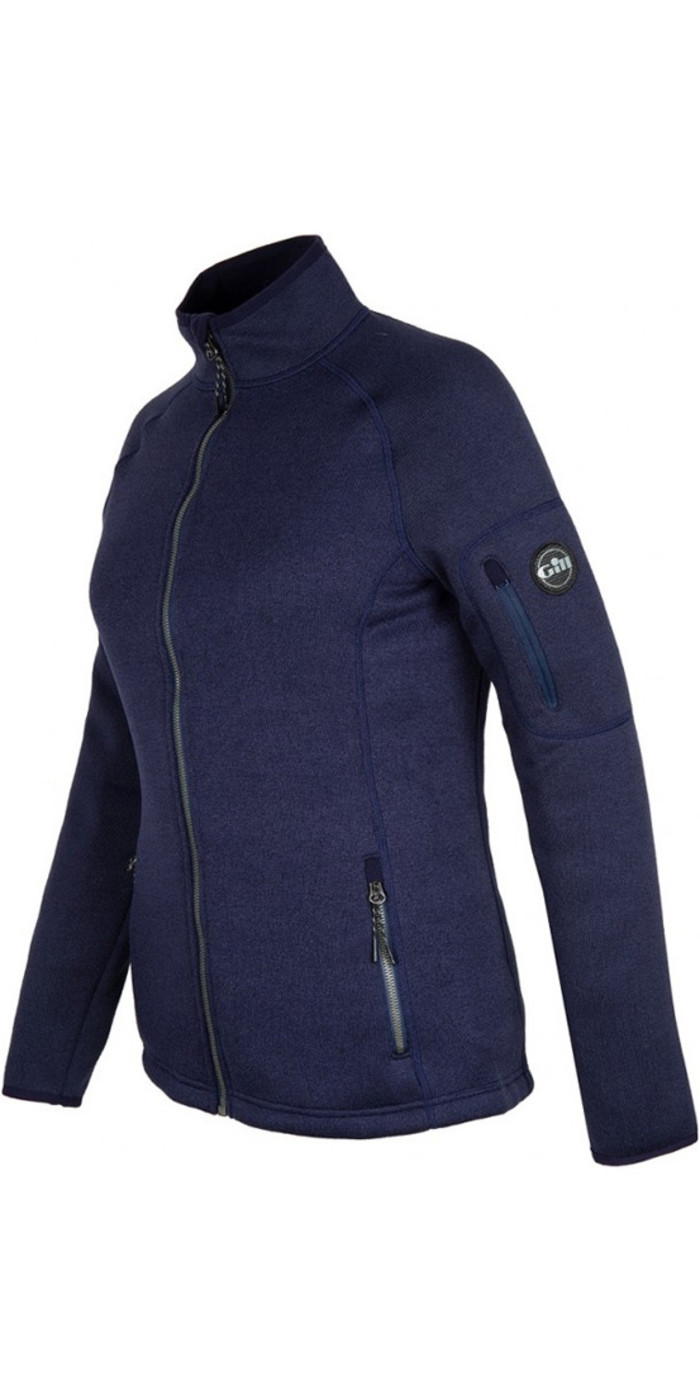 2019 Gill Womens Knit Fleece Jacket Navy 1493W Sailing Sailing