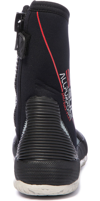 Gul All Purpose 5mm Neoprene Zipped Boots BO1276-A8 - Black / Grey