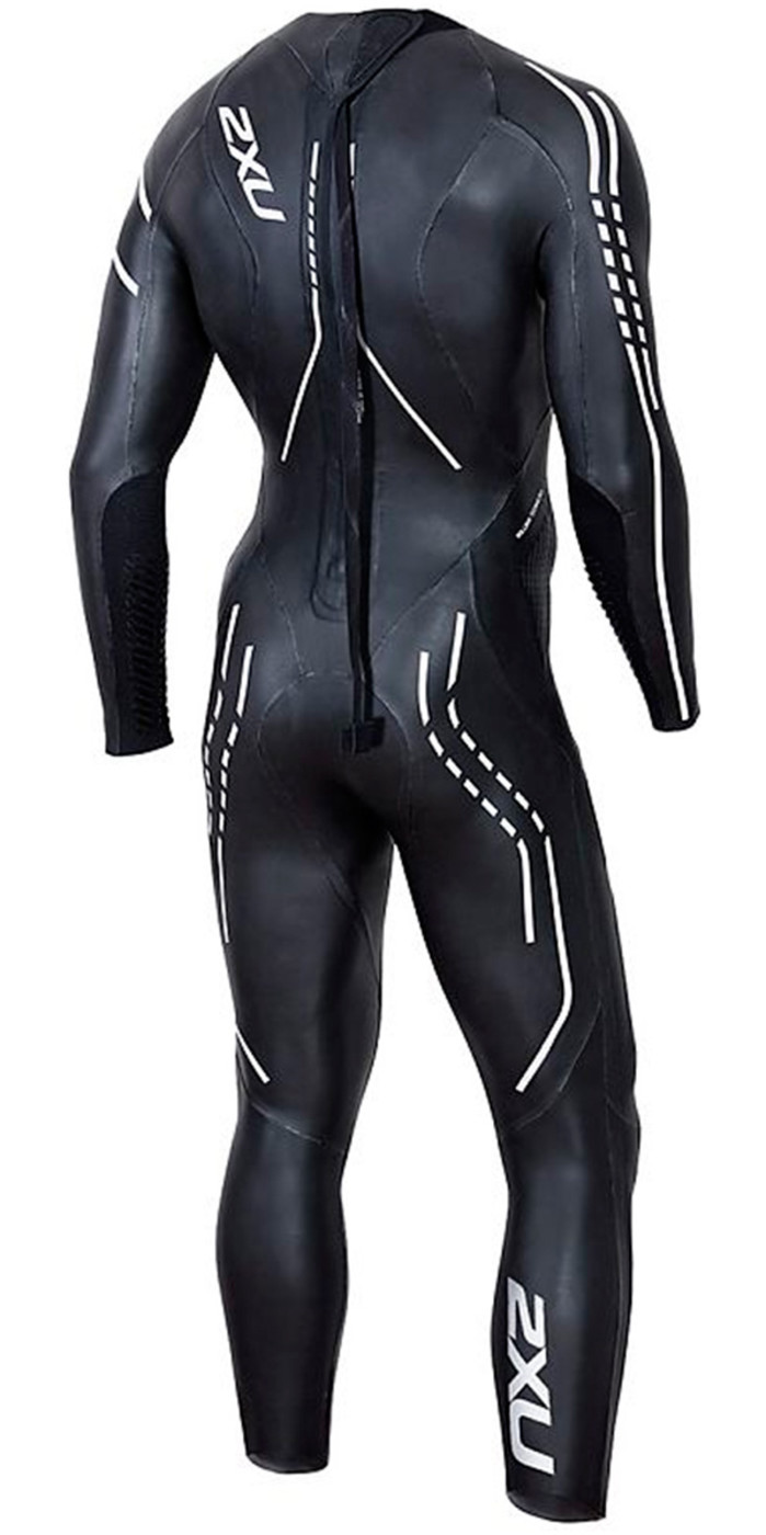 2XU Mens Propel Triathlon Wetsuit in Black / White MW3811c Wetsuits