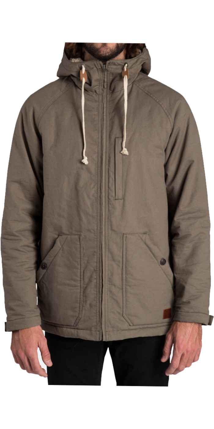 Billabong Abalone Sherpa Jacket FATIGUE Z1JK13 - Clothing - Mens ...