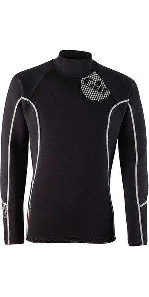 2019 Gill Mens 2.5mm THERMOSKIN Long Sleeve Neoprene TOP Black 4616
