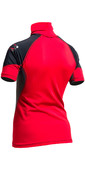 Gul Junior Short Sleeve Rash Vest in Red / Black RG0341-A9