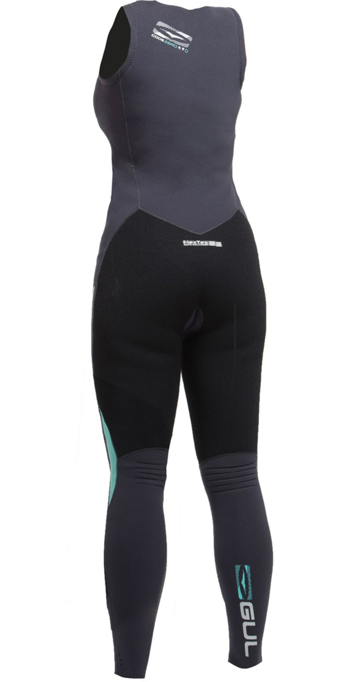 2019 Gul Womens Code Zero 3mm Long John Wetsuit JET CZ4208B2