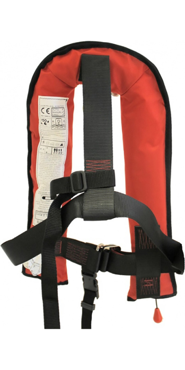 2019 Kru Junior XF Automatic Life Jacket with Harness Red LIF7569 - Accessories | Wetsuit Outlet