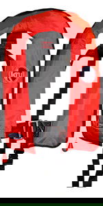 2019 Kru Junior XF Automatic Life Jacket with Harness Red LIF7569