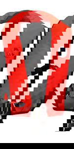 2020 Kru XF ISO Auto Gas Life Jacket With Harness Red LIF7573