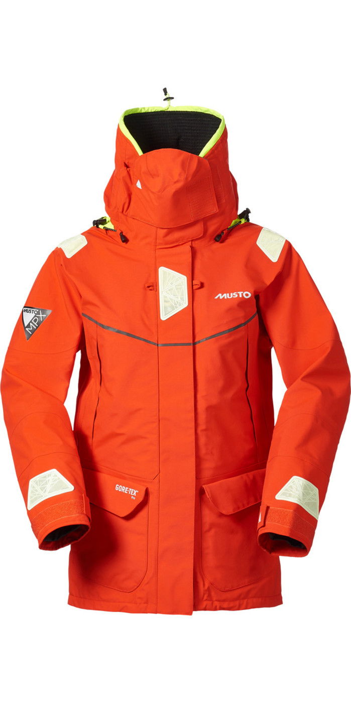 Musto MPX Womens Offshore Jacket FIRE ORANGE SM151W3 Sailing