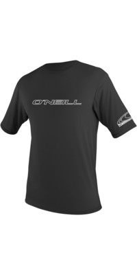 2024 O'Neill Mens Basic Skins Short Sleeve Sun Shirt 3402 - Black
