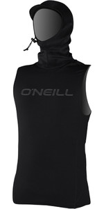 2021 O'Neill Thermo-X Hooded Thermal Vest BLACK 5023