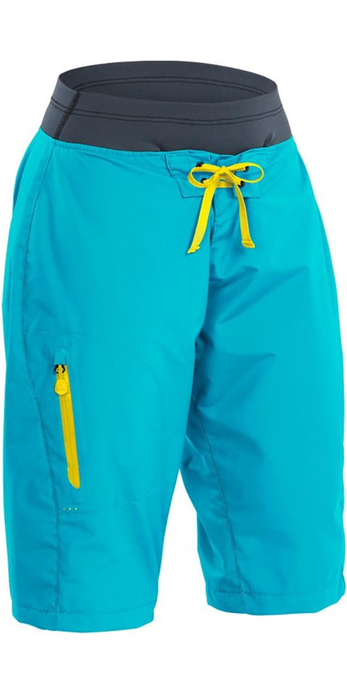 2020 Palm Womens Horizon Canoe / Kayak Shorts Aqua 12125 Canoe