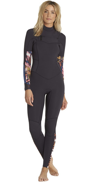 2018 Billabong Womens Salty Daze 3/2mm Chest Zip Wetsuit TRIBAL H43G10