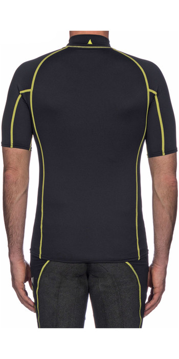 2021 Musto UPF50 Short Sleeve Rash Vest Black SUTS004