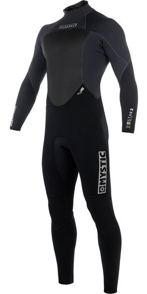 2019 Mystic Star 3/2mm GBS Back Zip Wetsuit - Black 180020