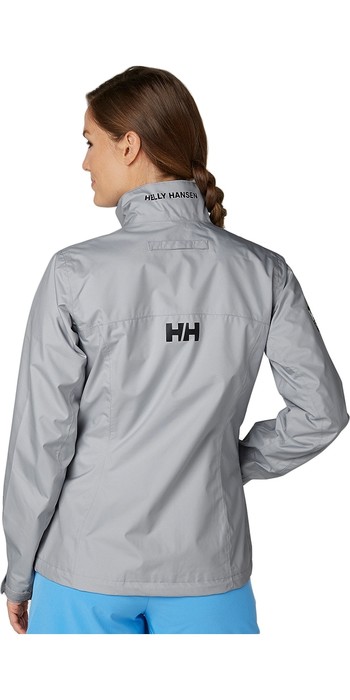 2021 Helly Hansen Womens Crew Jacket Grey Fog 30297