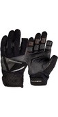 2021 Magic Marine Junior Three Finger Ultimate Sailing Gloves Black 180005