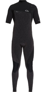 2019 Quiksilver Highline 2mm Zipperless Short Sleeve Wetsuit Black EQYW303009