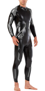 2021 2XU Mens Propel Pro Triathlon Wetsuit MW5124C - Black / Silver