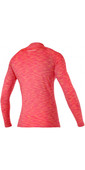 2021 Magic Marine Womens Cube Long Sleeve Rash Vest 180043 - Pink Melee