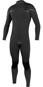 2022 O'Neill Mens Psycho One 4/3mm Chest Zip Wetsuit 5421 - Black