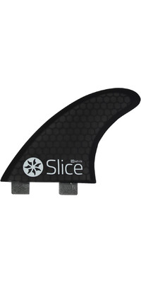 2020 Slice Ultralight Hex Core S3 FCS Compatible Surfboard Fins SLI-01 - Black