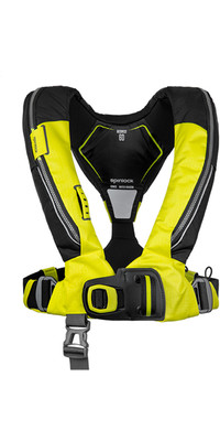2023 Spinlock Deckvest 6D 170N Lifejacket With HRS System DWLJH6D - Yellow