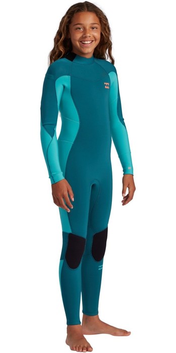 2021 Billabong Junior Girls Synergy 3/2mm Back Zip Wetsuit W43B61 ...