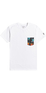 2021 Billabong Mens Team Pocket T-Shirt W4EQ06 - White