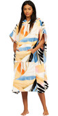 2021 Billabong Womens Hooded Towel Change Robe / Poncho Z4BR40  - Heat Wave