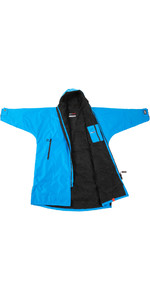 2021 Dryrobe Advance Junior Long Sleeve Premium Outdoor Changing Robe / Poncho DR104 - Cobalt Blue