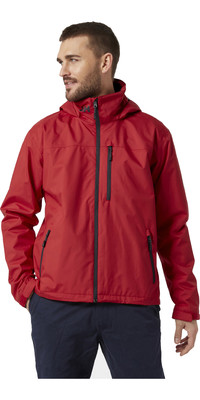 2023 Helly Hansen Mens Hooded Crew Jacket 33875 - Red