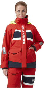 2021 Helly Hansen Womens Salt Coastal Jacket 30344 - Alert Red