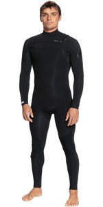 2021 Quiksilver Mens Sessions 4/3mm Chest Zip GBS Wetsuit EQYW103121 - Black