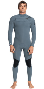 2021 Quiksilver Mens Sessions 4/3mm Chest Zip GBS Wetsuit EQYW103121 - Quiet Shade