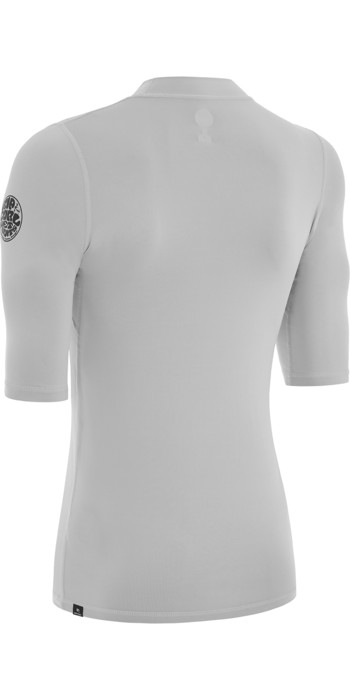 2021 Rip Curl Men Corps Short Sleeve Rash vest WLE3KM - Light Grey