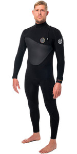 2022 Rip Curl Mens Flashbomb Heatseeker 4/3mm Zip Free Wetsuit WST5QF - Black