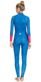 2021 Roxy Womens Pop Surf 3/2mm Chest Zip GBS Wetsuit ERJW103064 - Princess Blue / Beetroot Purple