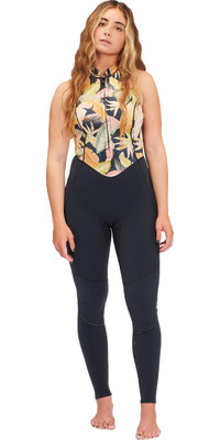 2022 Billabong Womens Salty Jane 2mm Front Zip Wetsuit F42F10 - Jungle Night