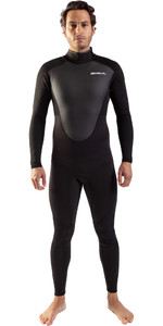 2022 Gul Mens Response 3/2mm Back Zip Wetsuit RE1321-C1 - Black